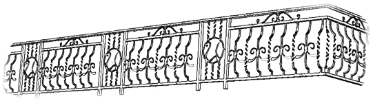 Ограждение балкона